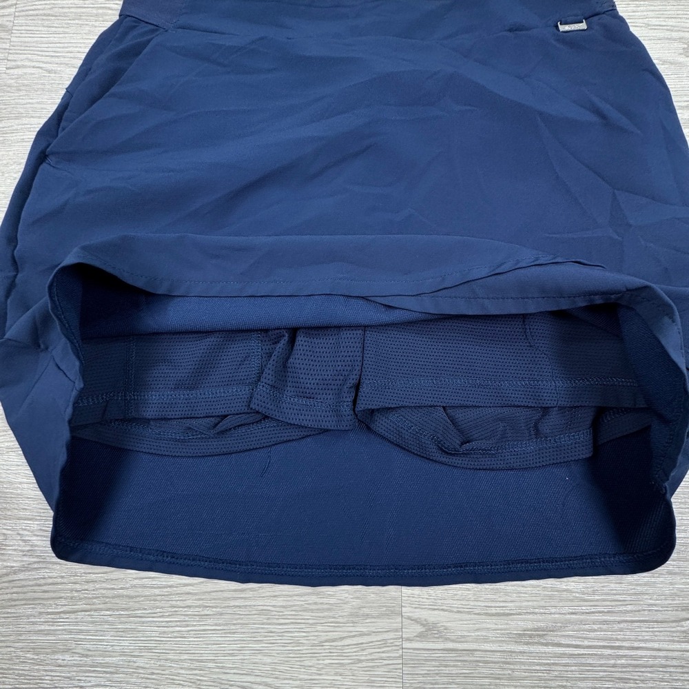 Greg Norman Women's Skort Golf Tennis Athletic Navy Blue Small Pockets - Picture 2 of 6